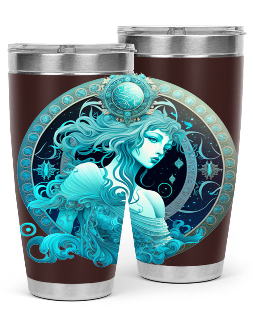 Aquarius 63#- zodiac- Tumbler