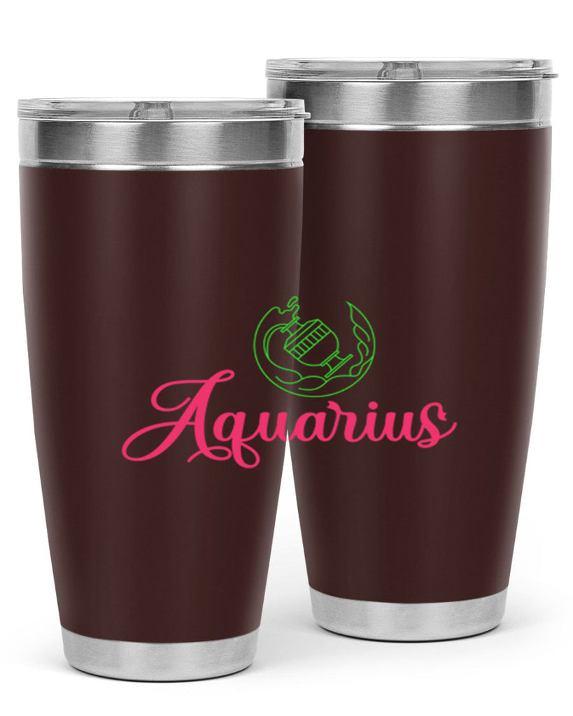 Aquarius 70#- zodiac- Tumbler