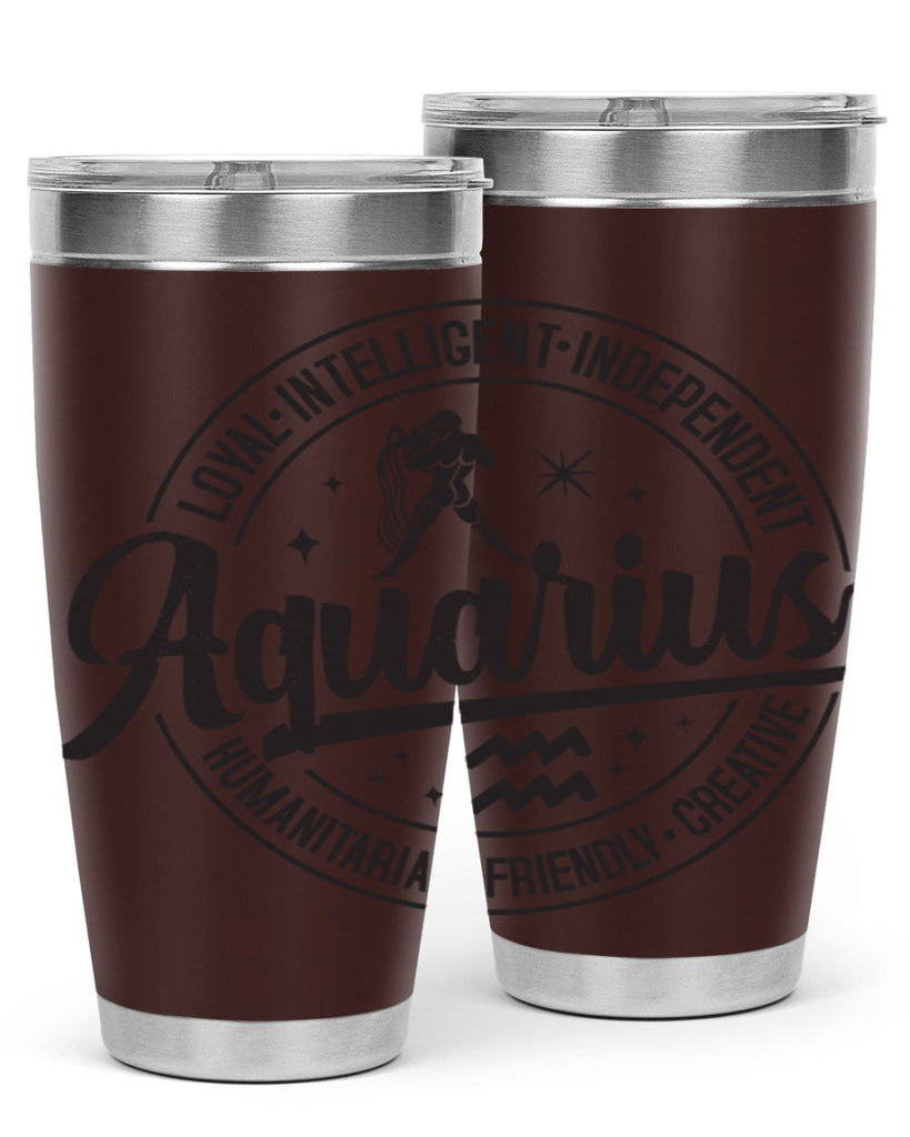 Aquarius 71#- zodiac- Tumbler