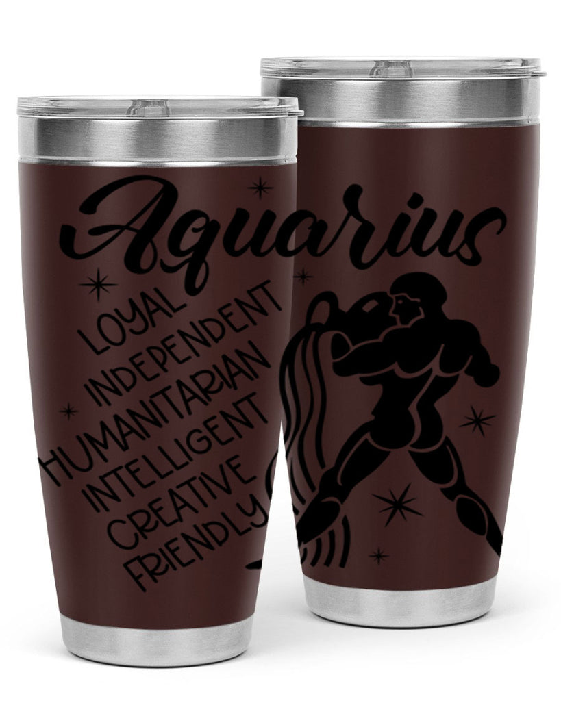 Aquarius 72#- zodiac- Tumbler