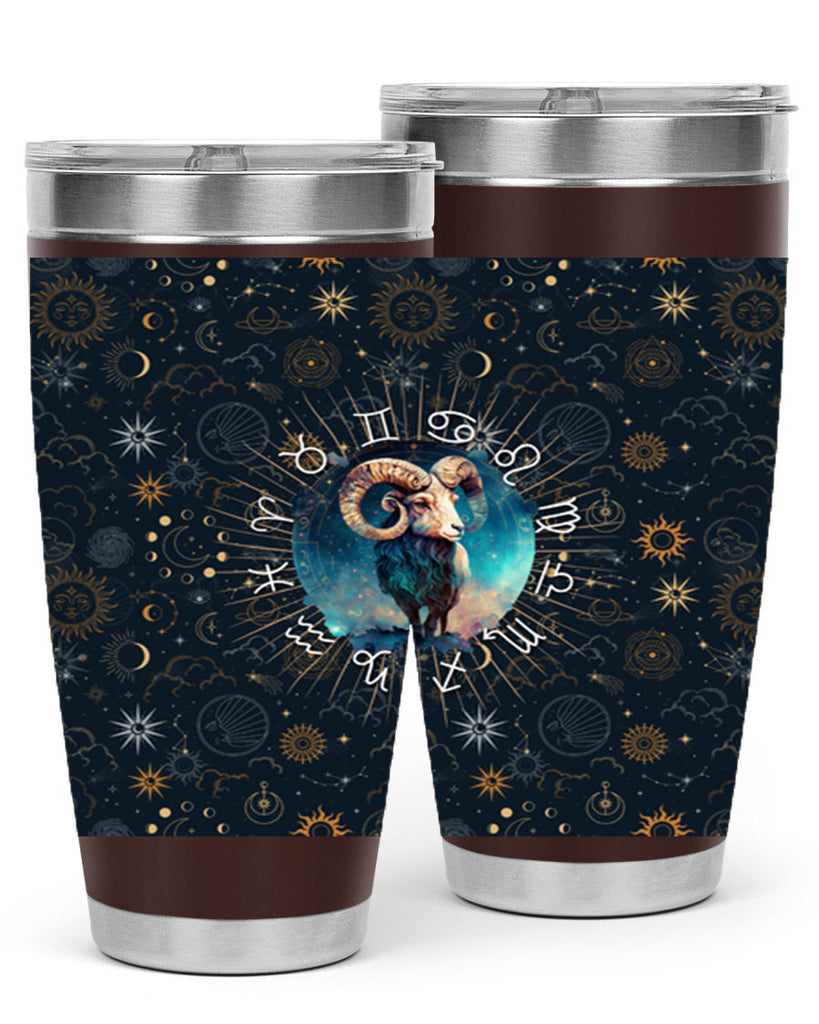 Aries Straigth 95#- zodiac- Tumbler
