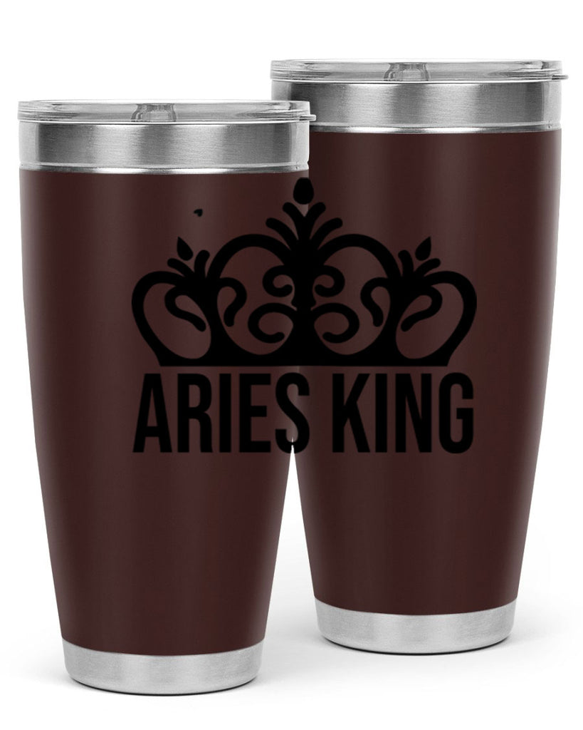 Aries king 107#- zodiac- Tumbler