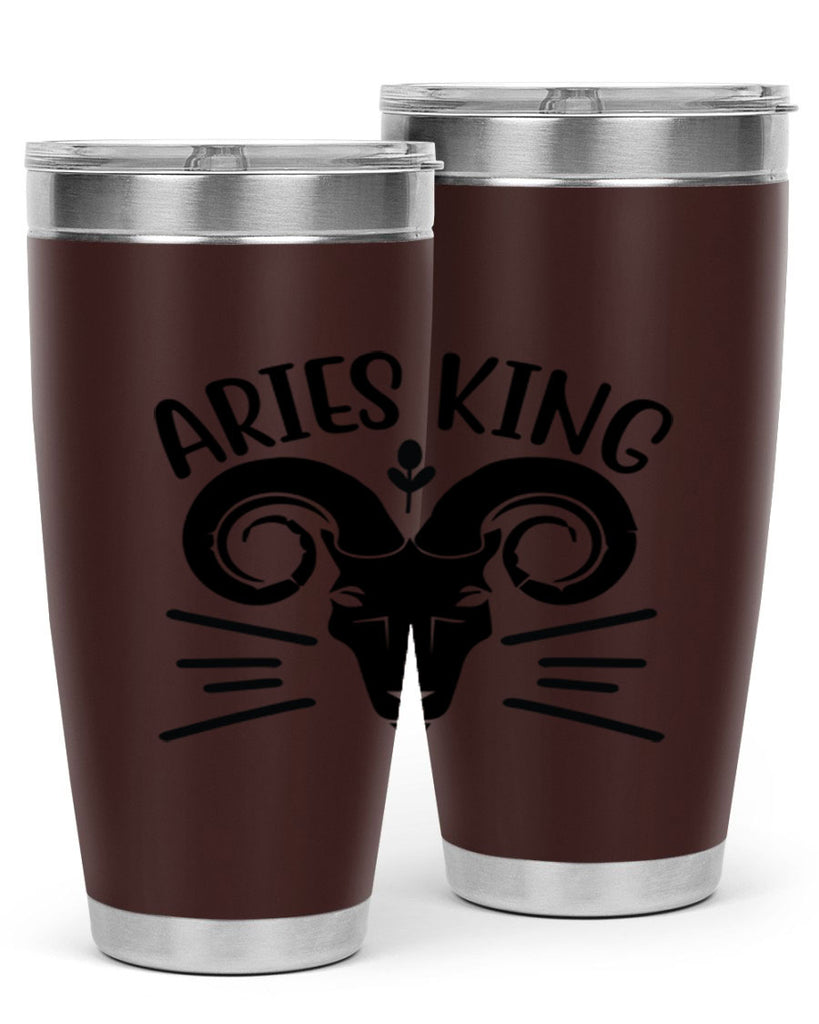 Aries king 109#- zodiac- Tumbler