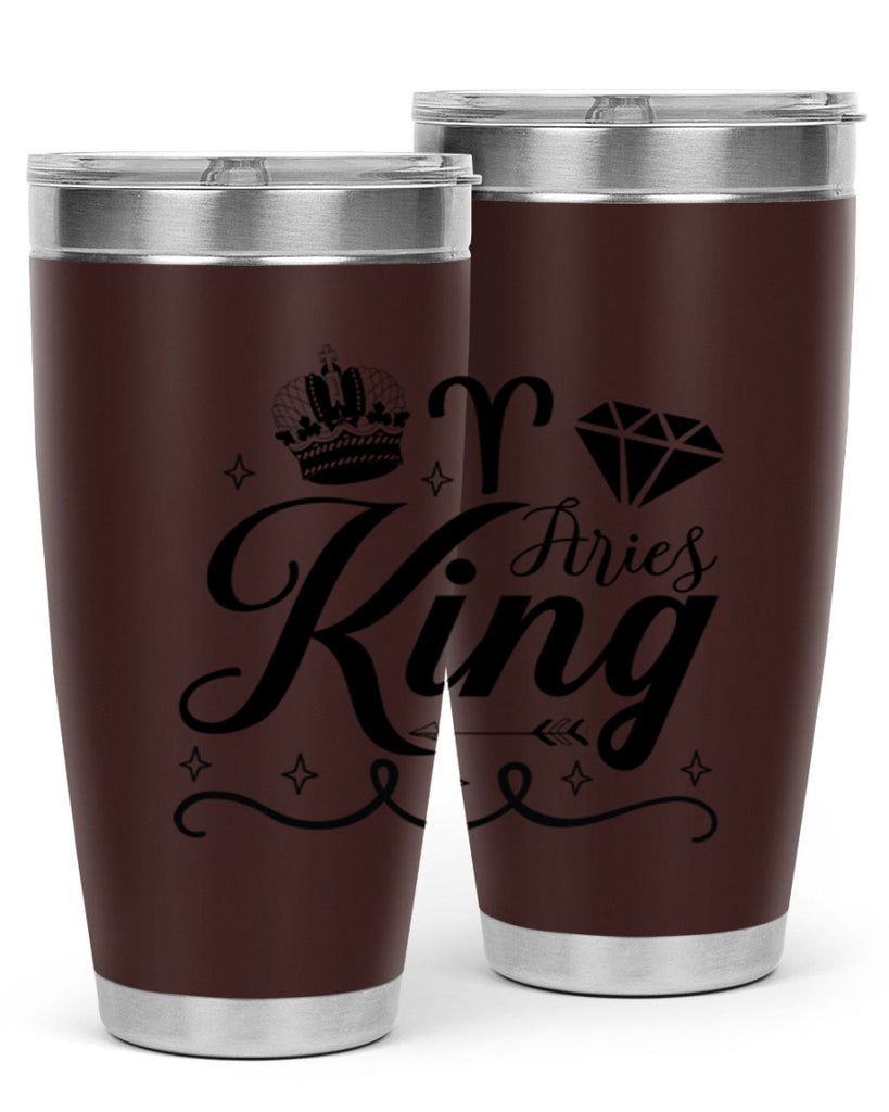 Aries king 111#- zodiac- Tumbler