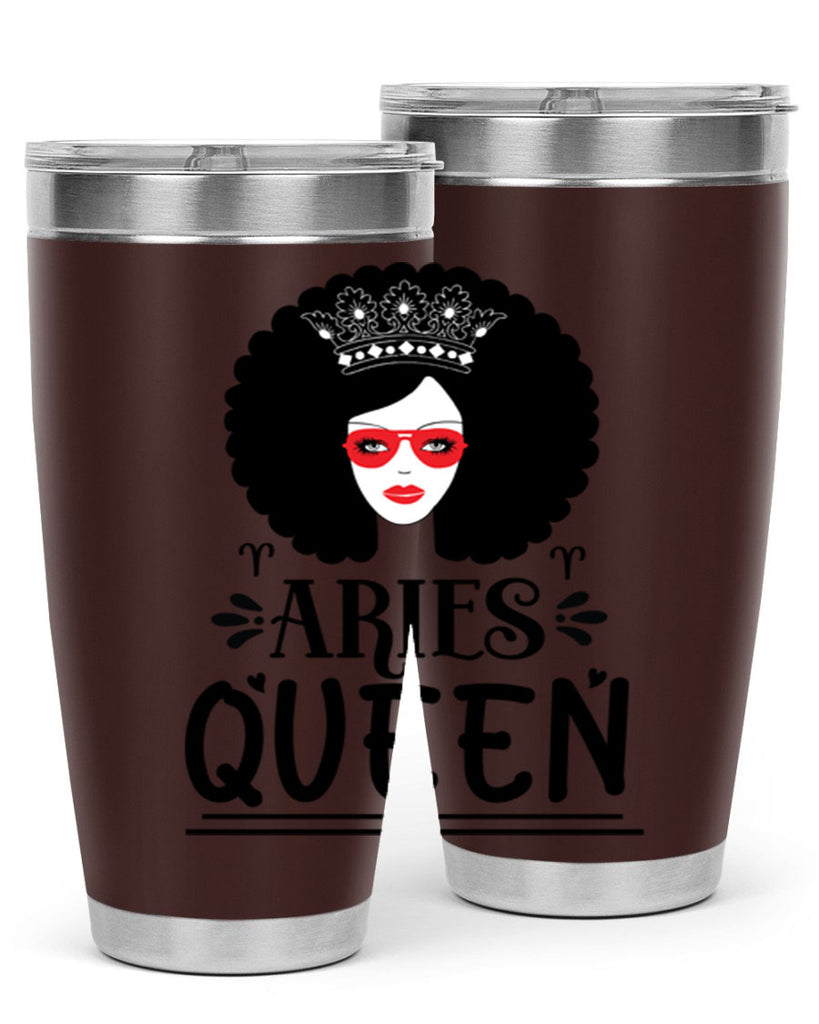 Aries queen 120#- zodiac- Tumbler