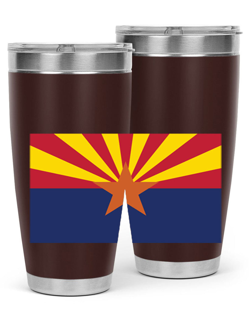 Arizona 49#- Us Flags- Tumbler