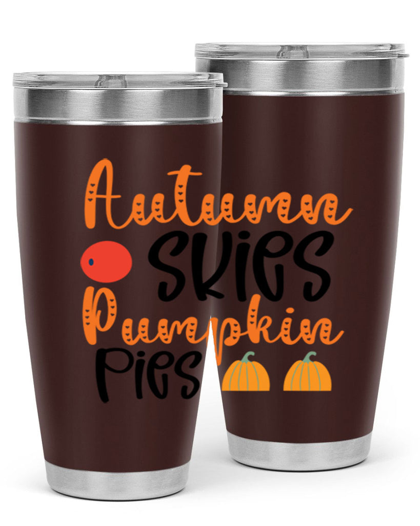 Autumn Skies Pumpkin Pies 30#- fall- Tumbler