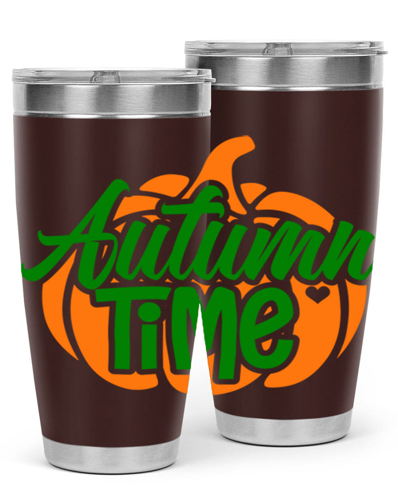 Autumn Time 34#- fall- Tumbler