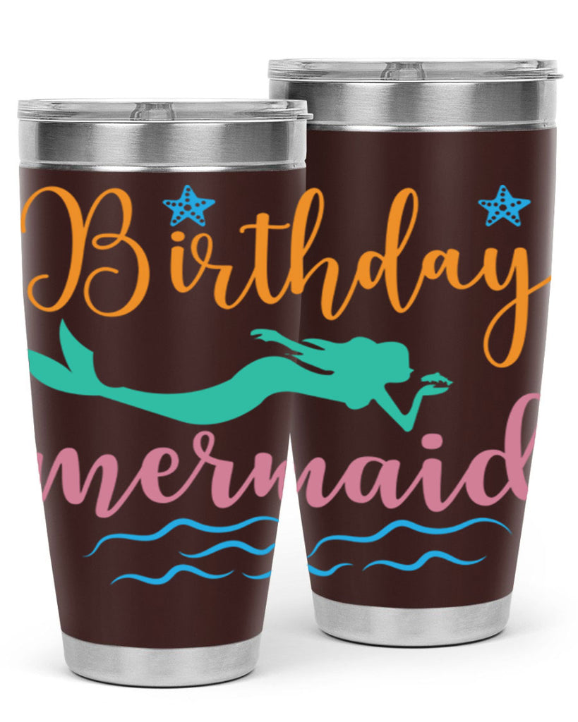 Birthday Mermaid Design 79#- mermaid- Tumbler