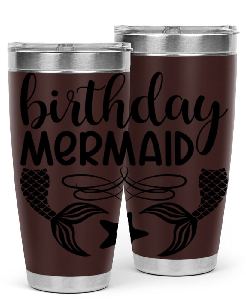 Birthday mermaid 76#- mermaid- Tumbler