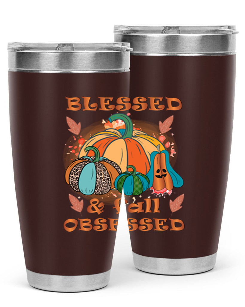 Blessed Fall Obsessed 49#- fall- Tumbler