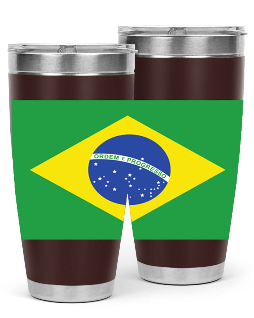 Brazil 174#- world flags- Tumbler