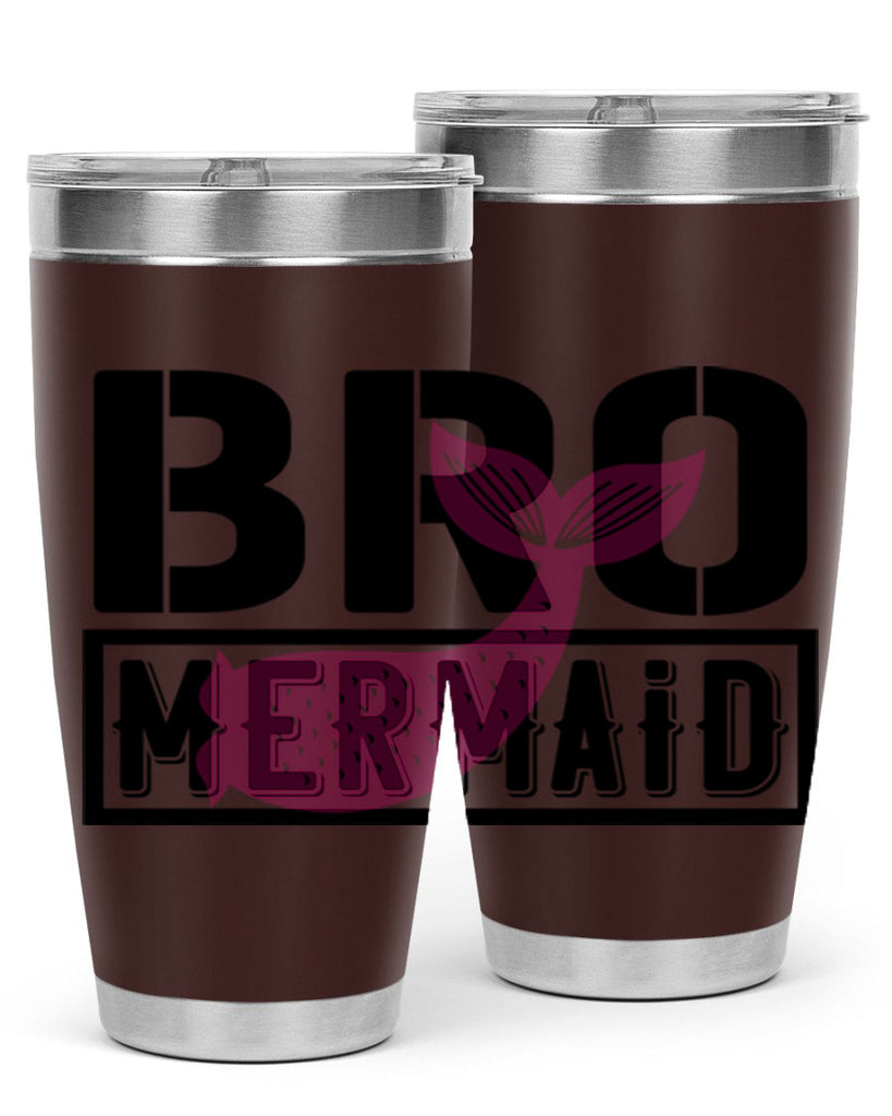 Bro mermaid 85#- mermaid- Tumbler