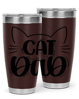 Cat Dad Style 81#- cat- Tumbler