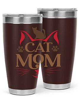 Cat Mom Style 6#- cat- Tumbler