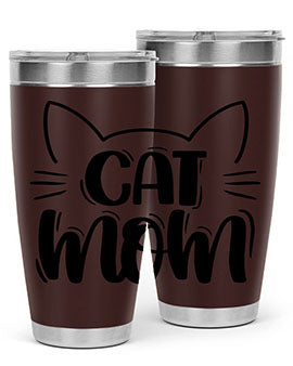 Cat Mom Style 85#- cat- Tumbler