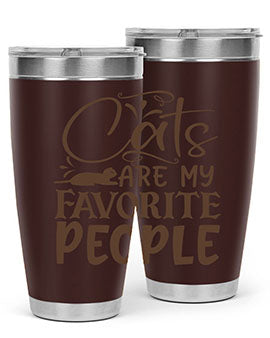 Cats Are My Favorite People Style 7#- cat- Tumbler