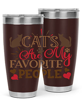 Cats Are My Favorite People Style 8#- cat- Tumbler