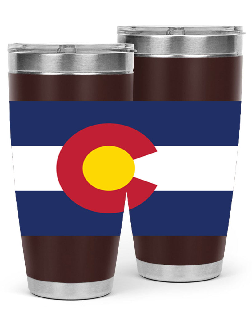 Colorado 46#- Us Flags- Tumbler