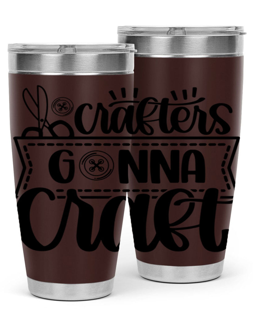 Crafters Gonna Craft 36#- crafting- Tumbler