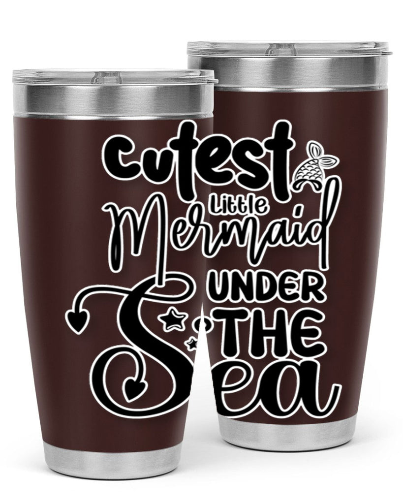 Cutest Little Mermaid Under The 98#- mermaid- Tumbler