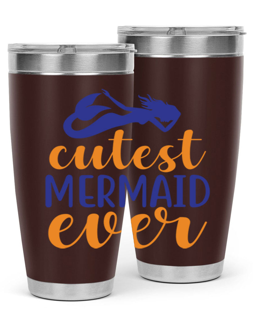Cutest Mermaid Ever 91#- mermaid- Tumbler