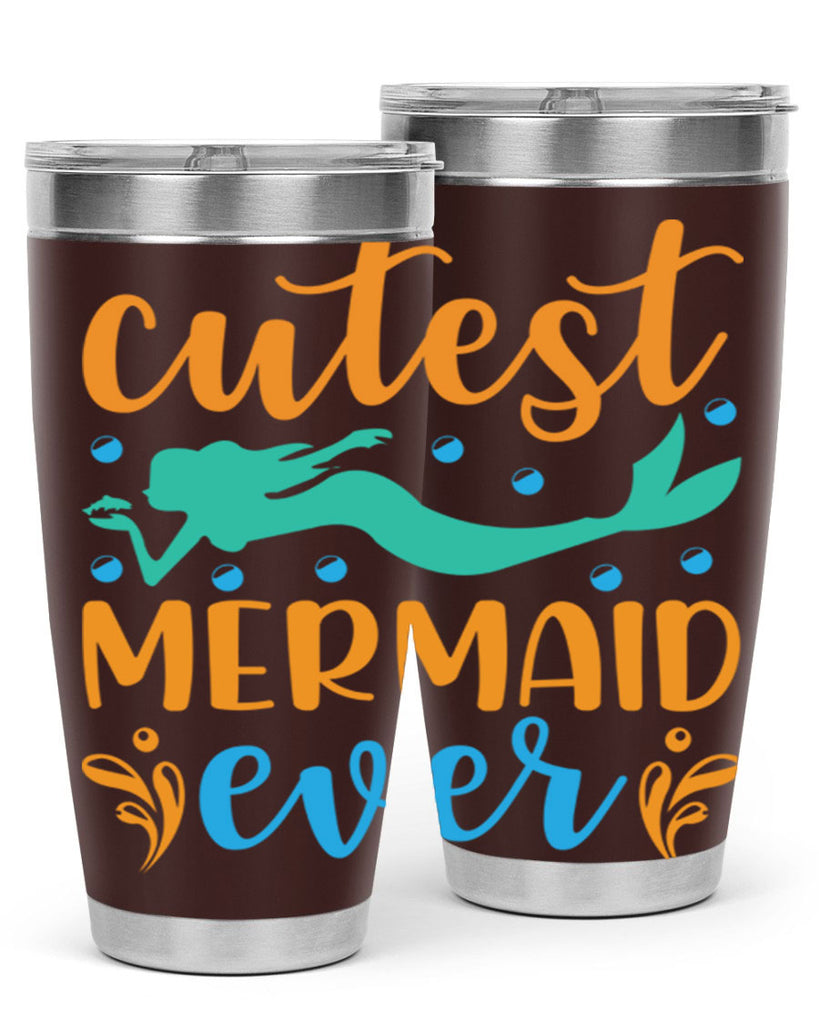 Cutest Mermaid Ever Design 102#- mermaid- Tumbler