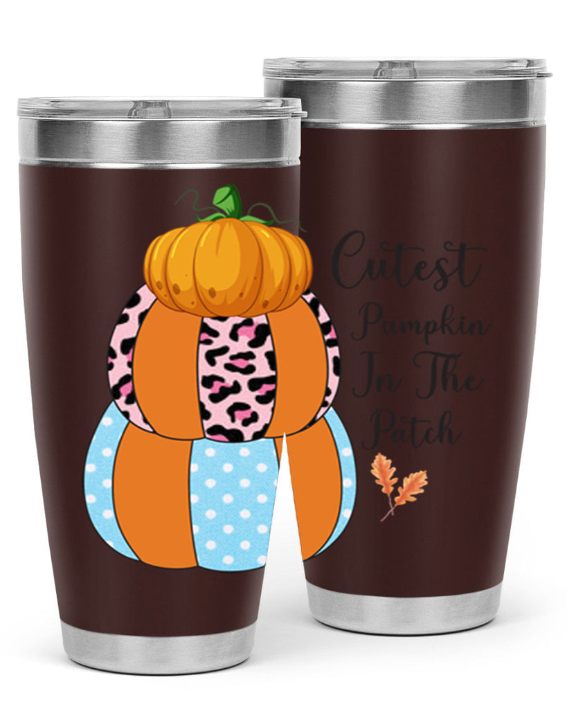 Cutest Pumpkin in the Patch 64#- fall- Tumbler