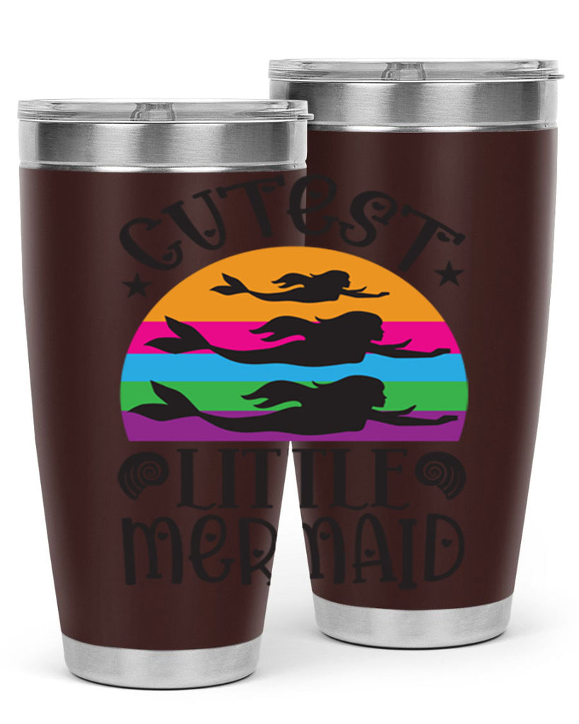 Cutest little mermaid 96#- mermaid- Tumbler