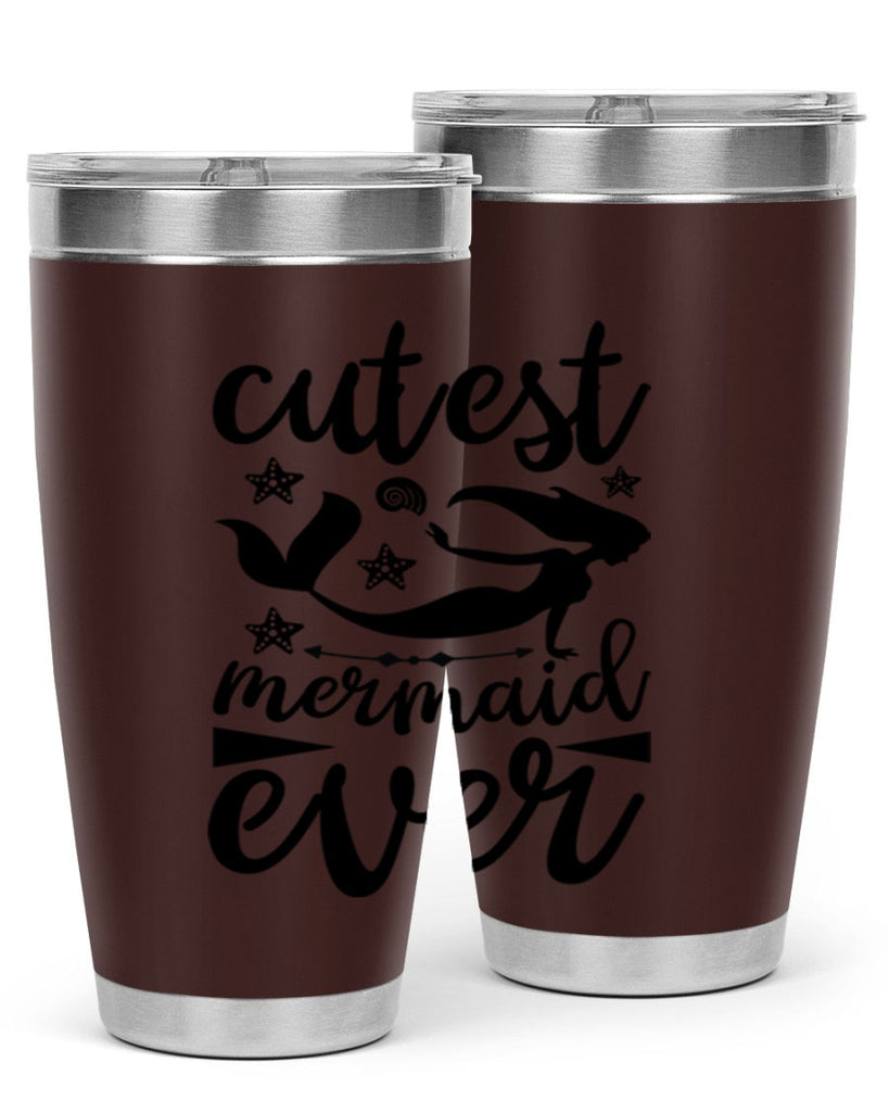 Cutest mermaid ever design 103#- mermaid- Tumbler