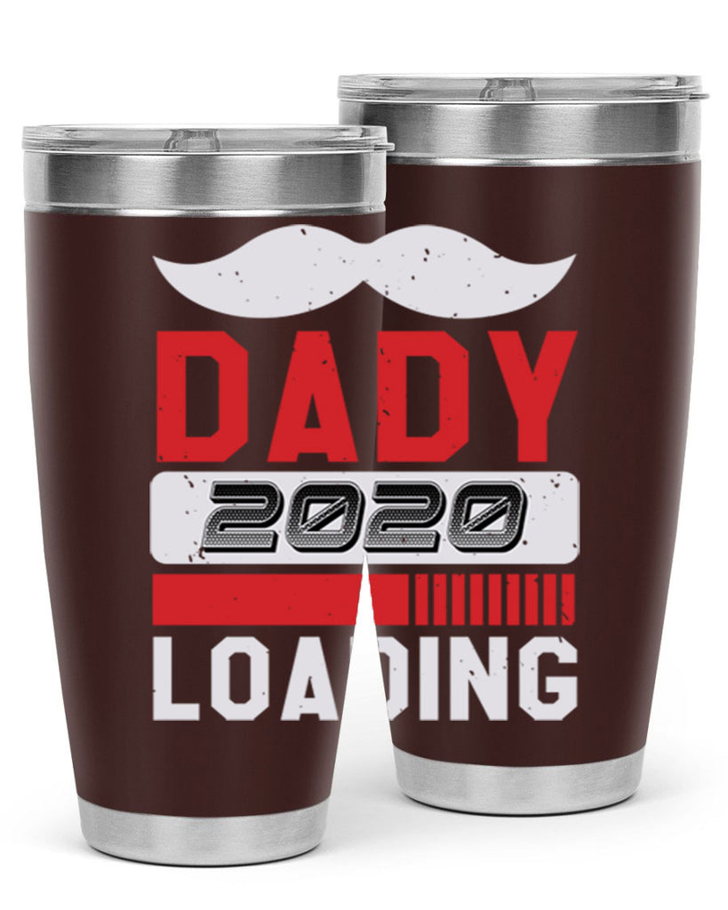 Dady Loading Style 44#- baby shower- tumbler