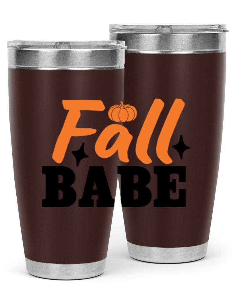 Fall Babe 89#- fall- Tumbler