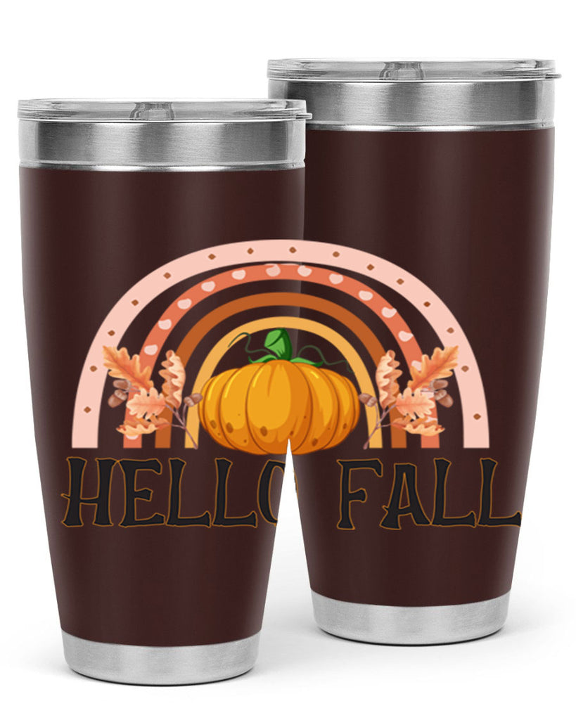 Fall Boho Rainbow 91#- fall- Tumbler