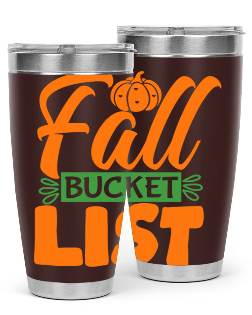 Fall Bucket List 93#- fall- Tumbler