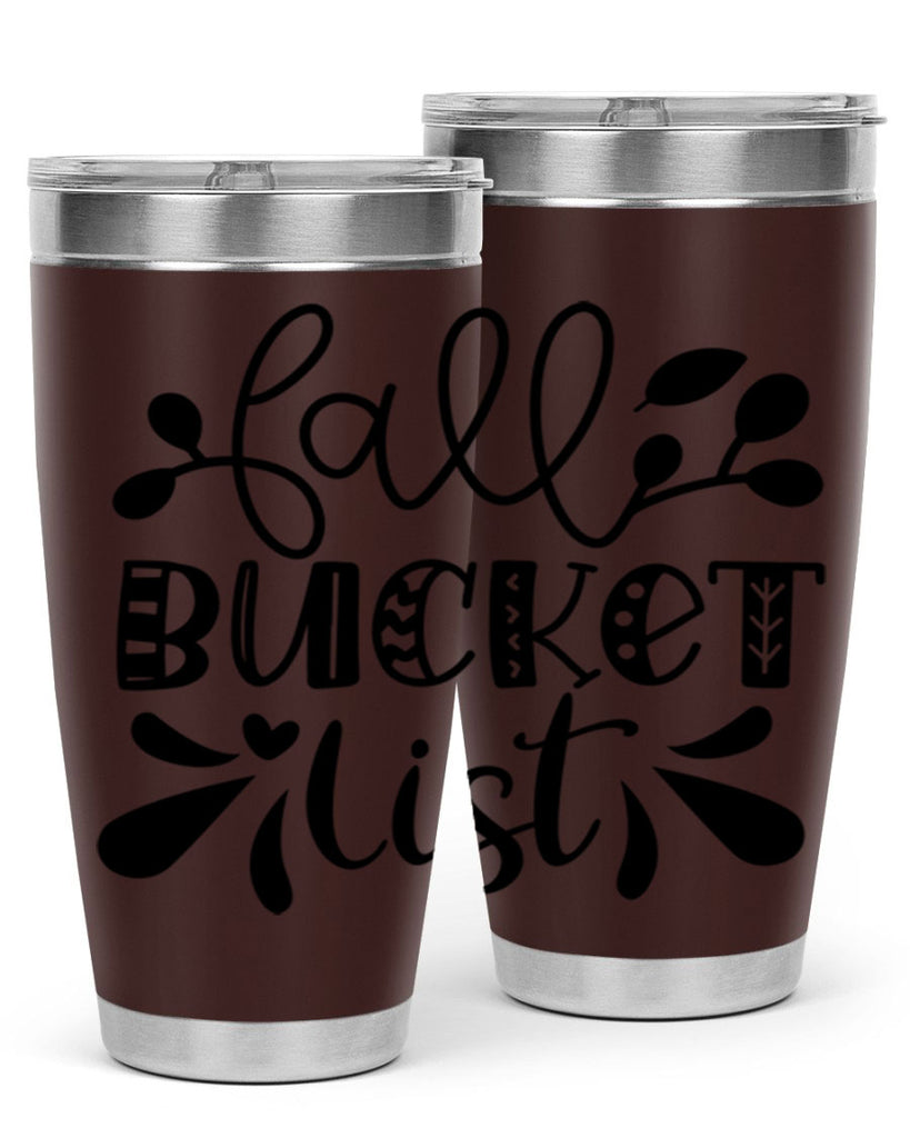 Fall Bucket List 94#- fall- Tumbler