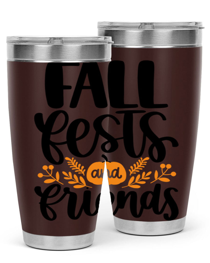 Fall Fests And Friends 484#- fall- Tumbler