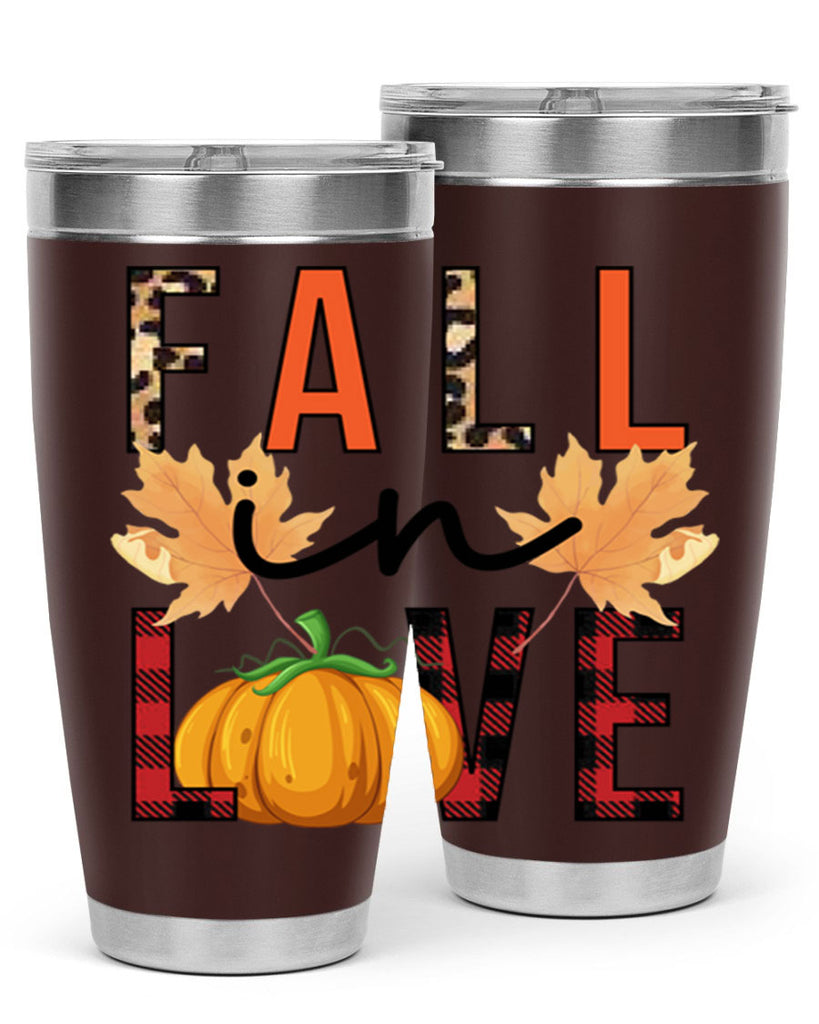 Fall in Love 104#- fall- Tumbler