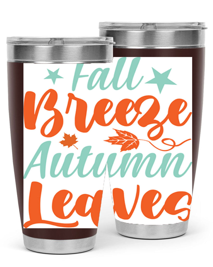 FallBreezeAutumnLeaves 147#- fall- Tumbler
