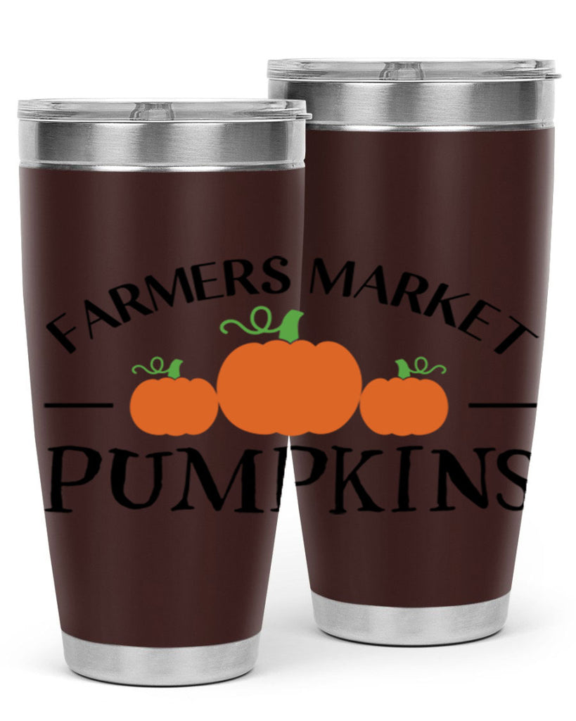 Farmers Market Pumpkins 178#- fall- Tumbler