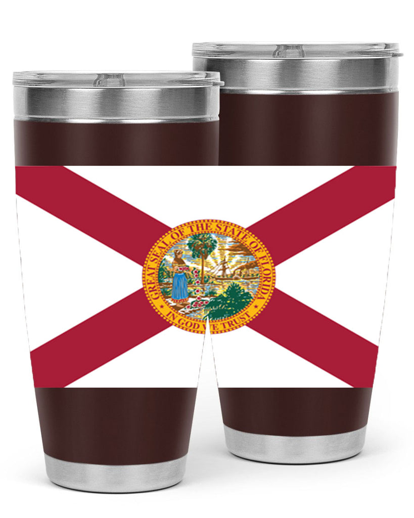 Florida 43#- Us Flags- Tumbler