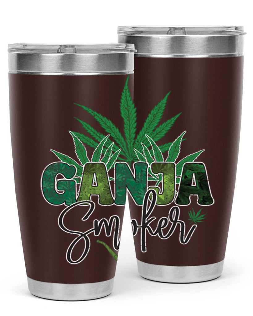 Ganja Smoker Sublimation 89#- marijuana- Tumbler