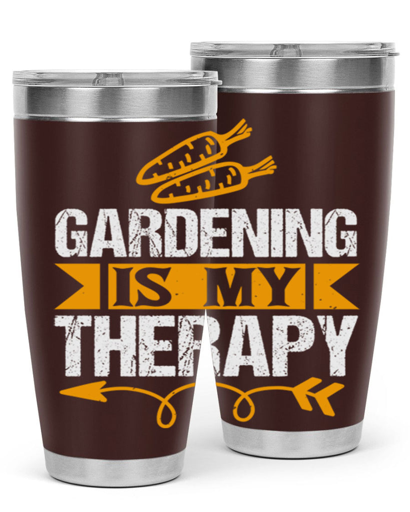 Gardending is my Therapy 64#- farming and gardening- Tumbler