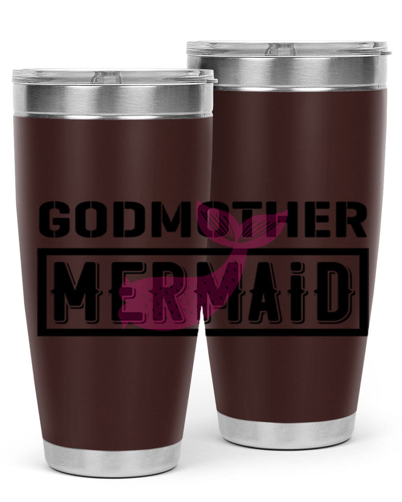 Godmother mermaid 196#- mermaid- Tumbler