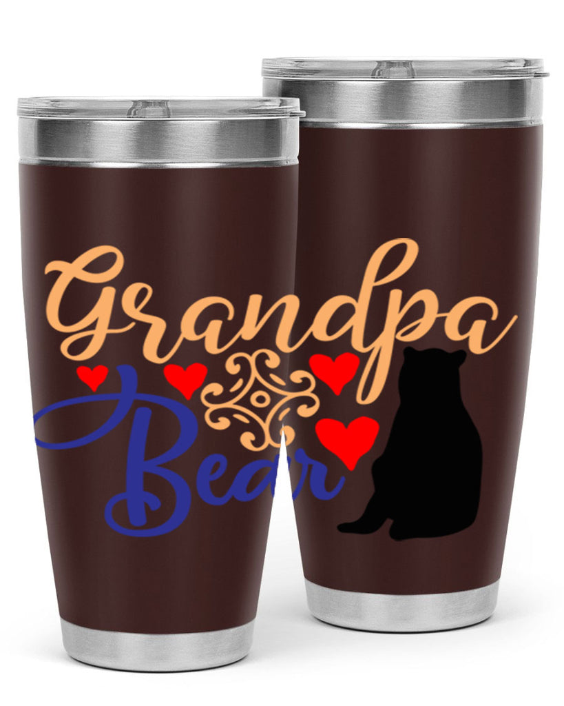 Grandpa bear 43#- grandpa - papa- Tumbler