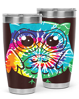 Graphic Owl Tiedye A TurtleRabbit 8#- owl- Tumblers