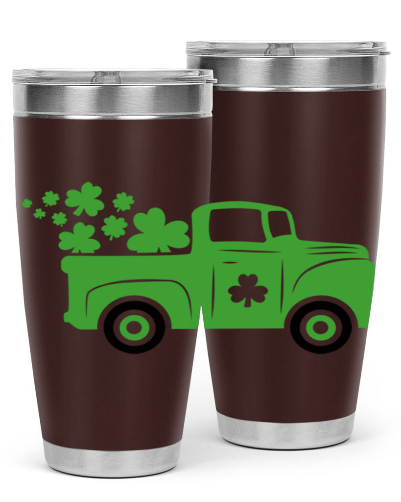 Green Truck Style 97#- St Patricks Day- Tumbler