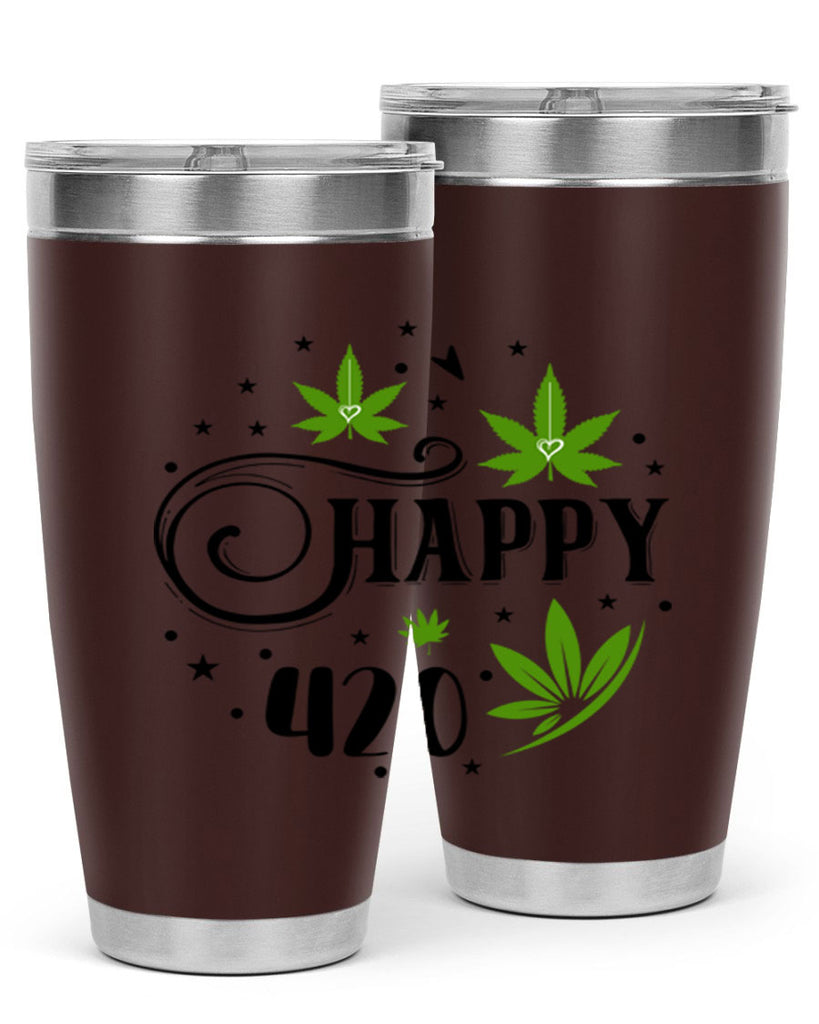 Happy 420 101#- marijuana- Tumbler