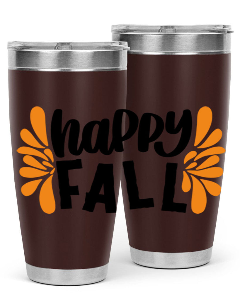 Happy Fall 491#- fall- Tumbler