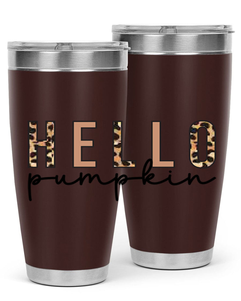 Hello Pumpkin Fall 291#- fall- Tumbler