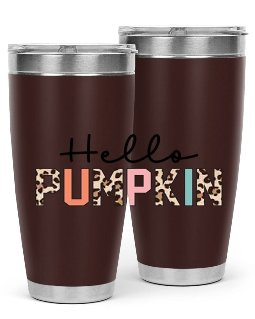 Hello pumpkin 289#- fall- Tumbler
